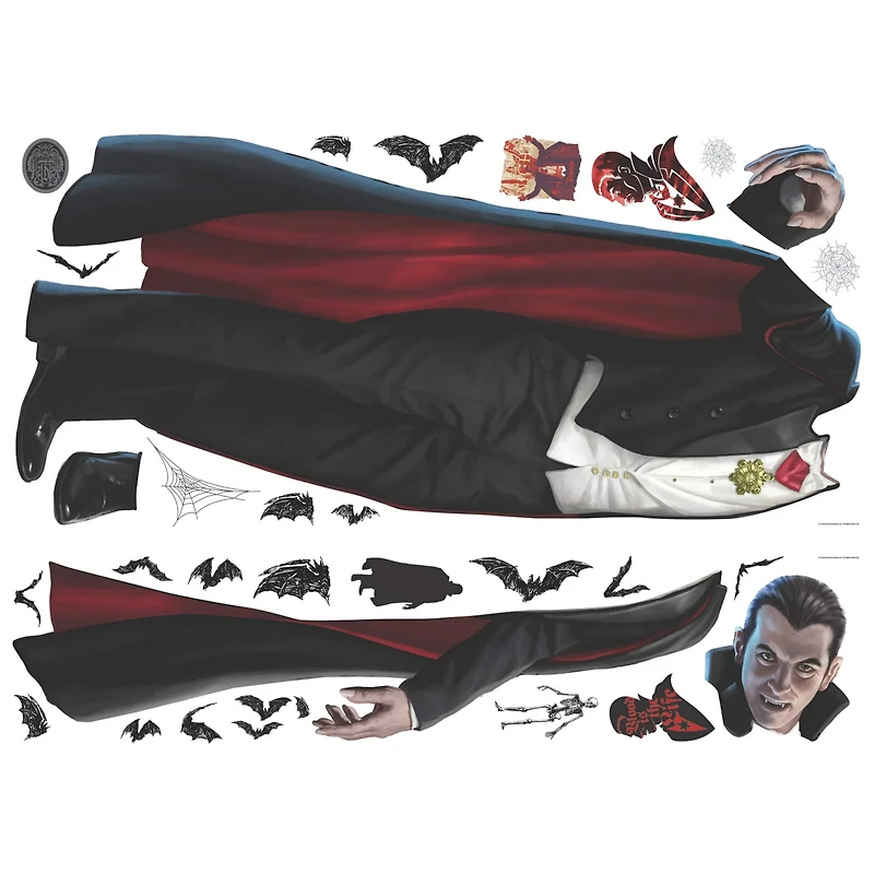 RoomMates Classic Monsters Dracula Giant Peel & Stick Wall Decals