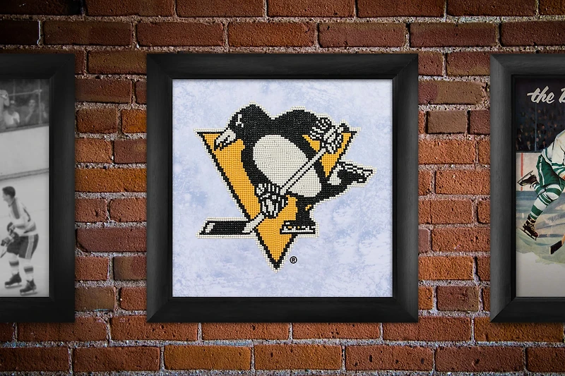 Camelot® Dots NHL Pittsburgh Penguins Diamond Painting Kit