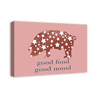 Good Mood Good Food Canvas Wall Art
