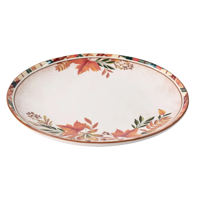 10" Leaf Ceramic Dinner Plate by Ashland®