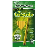 Ticonderosa® My First® Tri-Write™ Pencils without Eraser, 36ct.