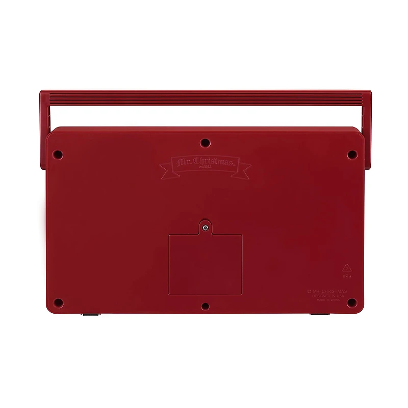 Mr. Christmas 10" Santa's Boom Box Radio