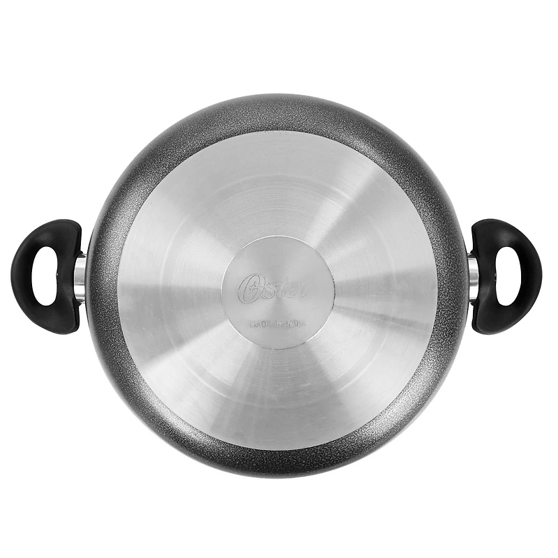 Oster Pallermo 5qt. Charcoal Aluminum Dutch Oven with Lid