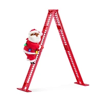 Mr. Christmas 17" Animated Ladder Climbing Santa