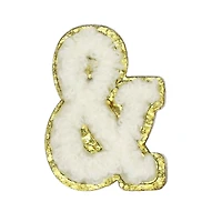 1.5" White Chenille Patch by Make Market