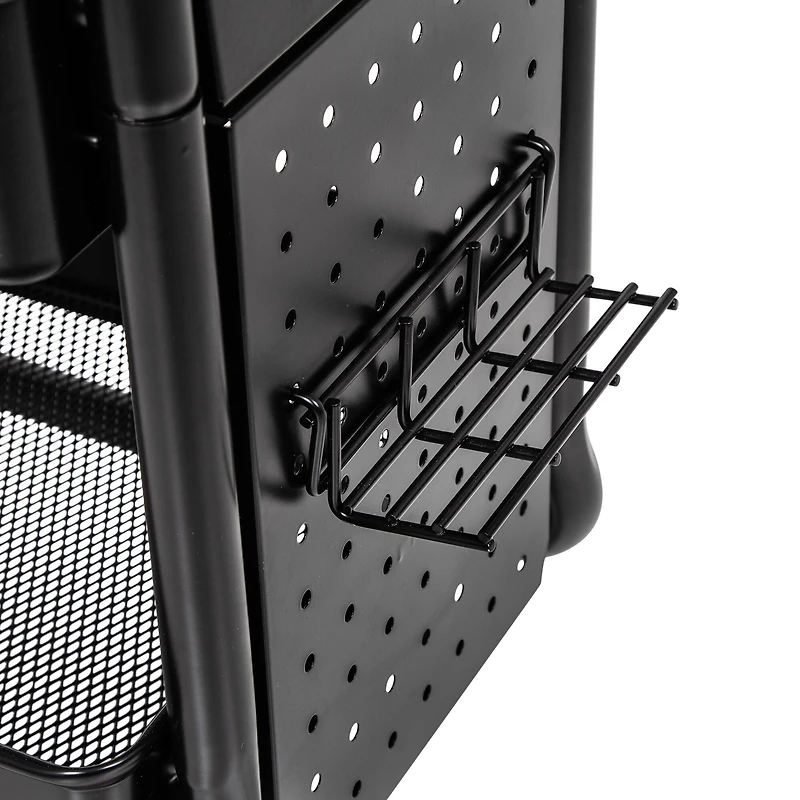 Honey Can Do Black Rolling Craft Cart