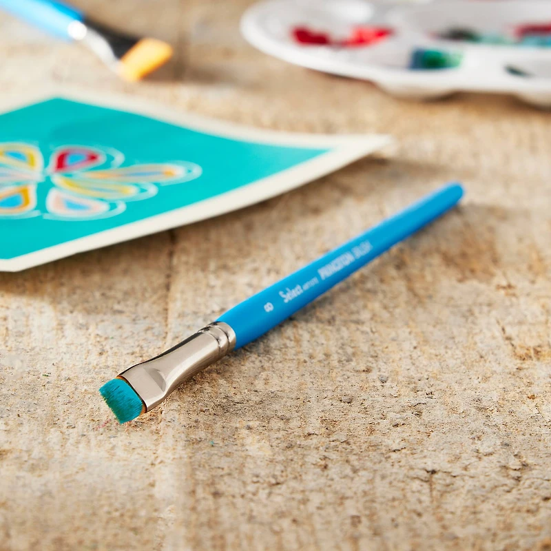 Princeton™ Select™ Artiste Series 3750 Short Handle Chisel Blender Brush