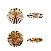 Gold Print Rosette Décor Kit by Celebrate It™