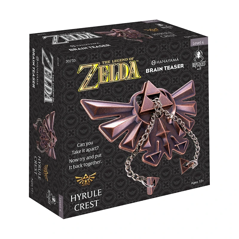 Hanayama Level 4 Cast Puzzle - The Legend of Zelda: Hyrule Crest