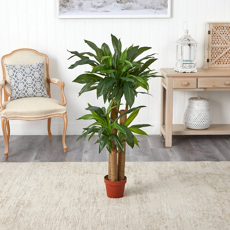 4ft. Corn Stalk Dracaena Silk Plant