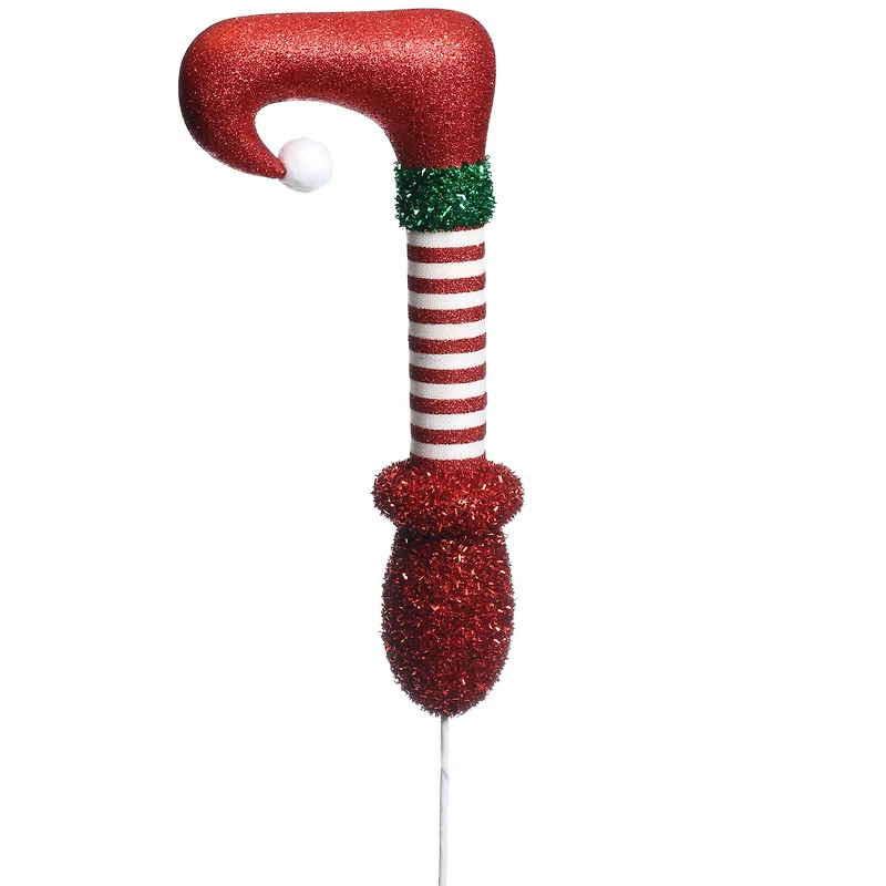 29" Red & White Elf Leg Stem by Ashland®