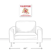 Cupid Candy Hearts 16" x 16" Canvas Wall Art