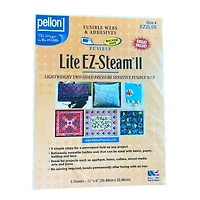 Pellon® Lite EZ-Steam® II 12" x 9" Double-Sided Fusible Web Sheets, 5ct.