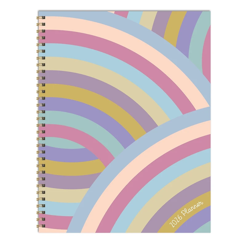 2026 Almost Rainbow Large Weekly Monthly Planner