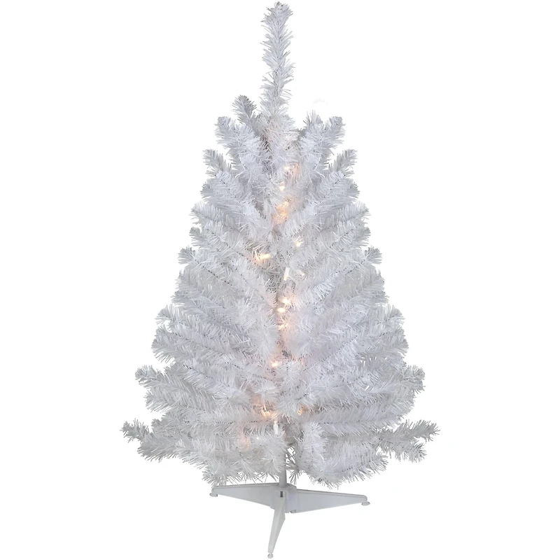 3ft. Pre-Lit Snow White Artificial Christmas Tree