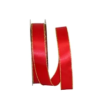 JAM Paper 1.5" x 50yd. Satin Metallic Wired Ribbon