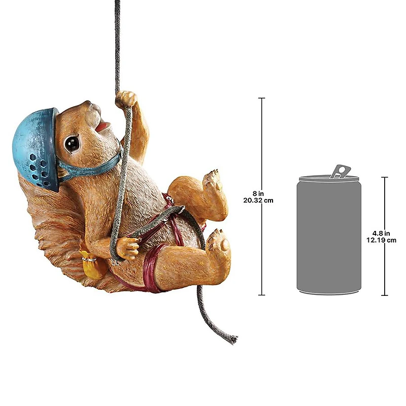 Design Toscano 8" Skyler the Climbing Squirrel Statue