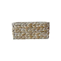 Small Whitewashed Rectangle Basket by Ashland®