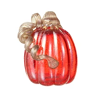 Glitzhome® Red Glitter Glass Gourd