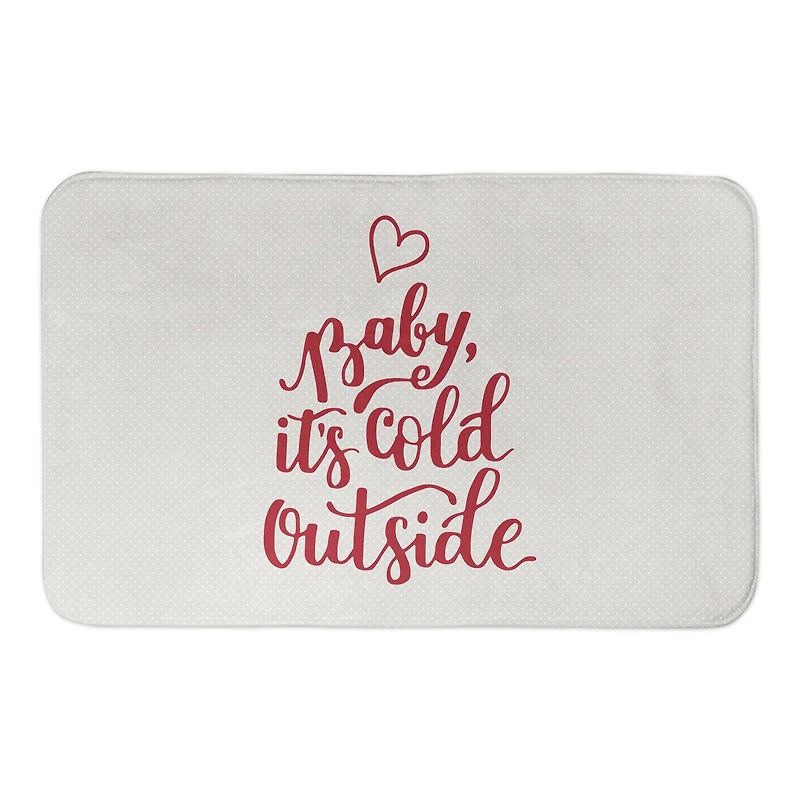 Designs Direct Baby Its Cold Outside Bath Mat, 34" x 21"