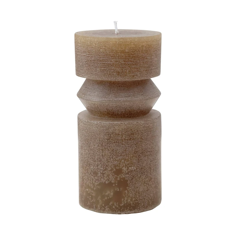 Hello Honey® 3" x 6" Olive Unscented Totem Pillar Candle