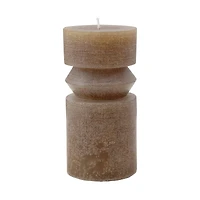 Hello Honey® 3" x 6" Olive Unscented Totem Pillar Candle