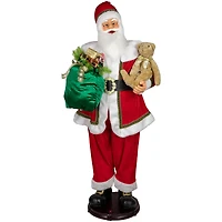 5ft. Deluxe Traditional Animated & Musical Dancing Santa Claus Christmas Figure
