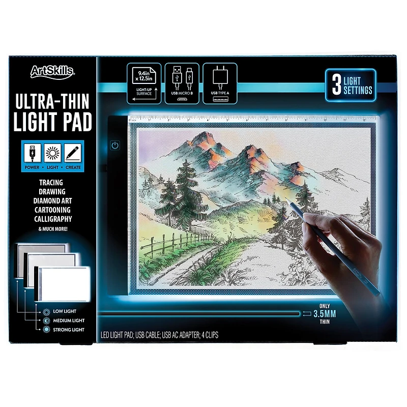 ArtSkills Ultra-Thin LED Light Pad