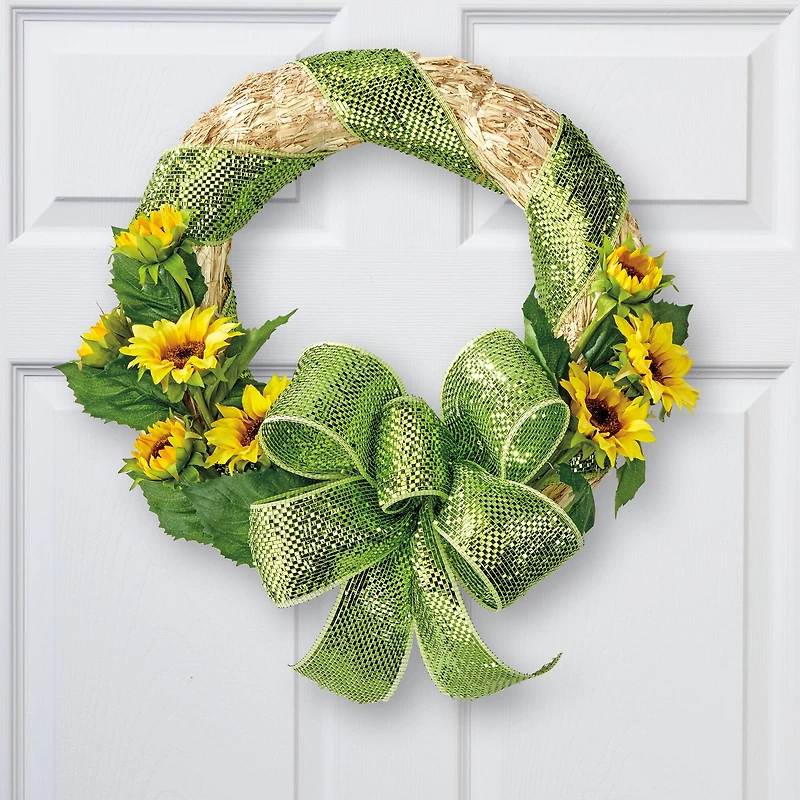 Decorative Straw Wreath by Ashland