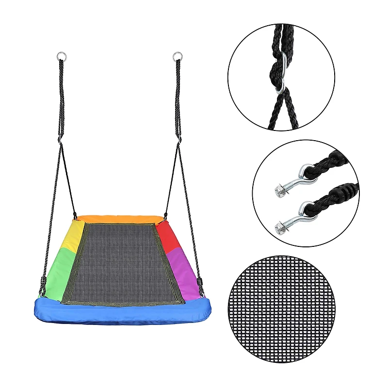 Sorbus Indoor & Outdoor Saucer Swing