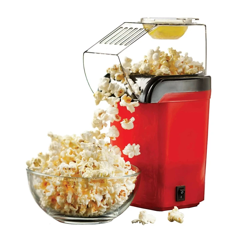 Brentwood Red 8 Cup Hot Air Popcorn Maker