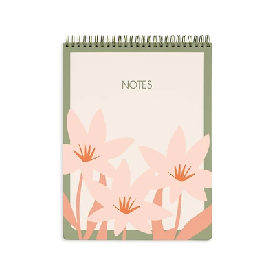 Steel Mill & Co.® Cutout Floral Large Top Spiral Notebook