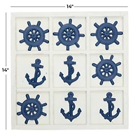 Blue Iron Nautical Game Set 1" x 14" x 14"