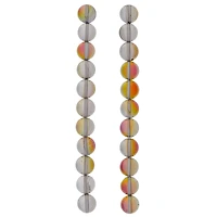 Gray Opal Glass Round Beads, 10mm by Bead Landing™
