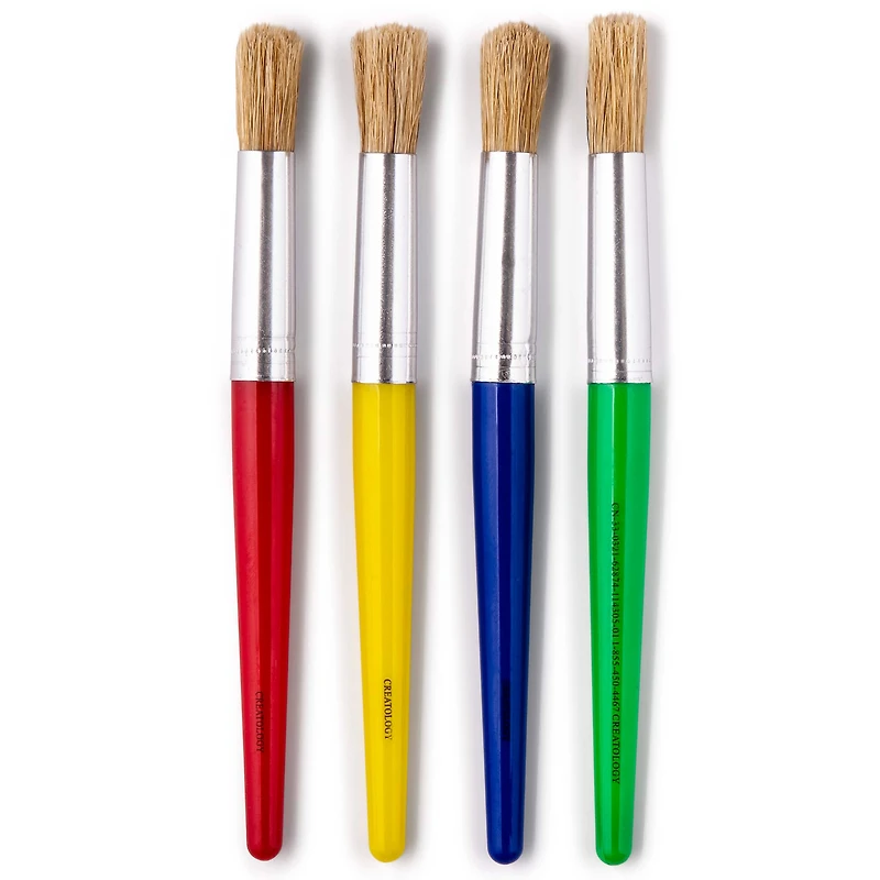 12 Packs: 4 ct. (48 total) Jumbo Paint Brushes by Creatology®