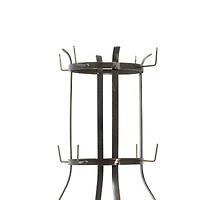 16" & 24" Black Metal Farmhouse Mug Holder Set