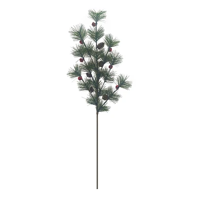 34" Pine, Red Bell & Pinecone Stem by Ashland®