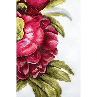 Luca-S Bouquet with Peonies Counted Cross Stitch Kit