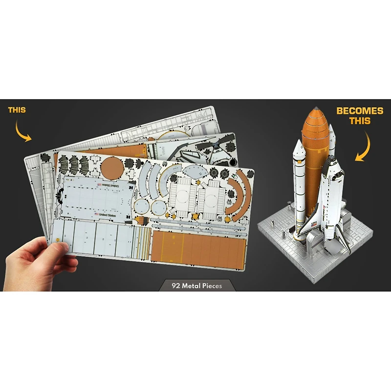 Metal Earth® Premium Series Space Shuttle Launch Steel Model Kit