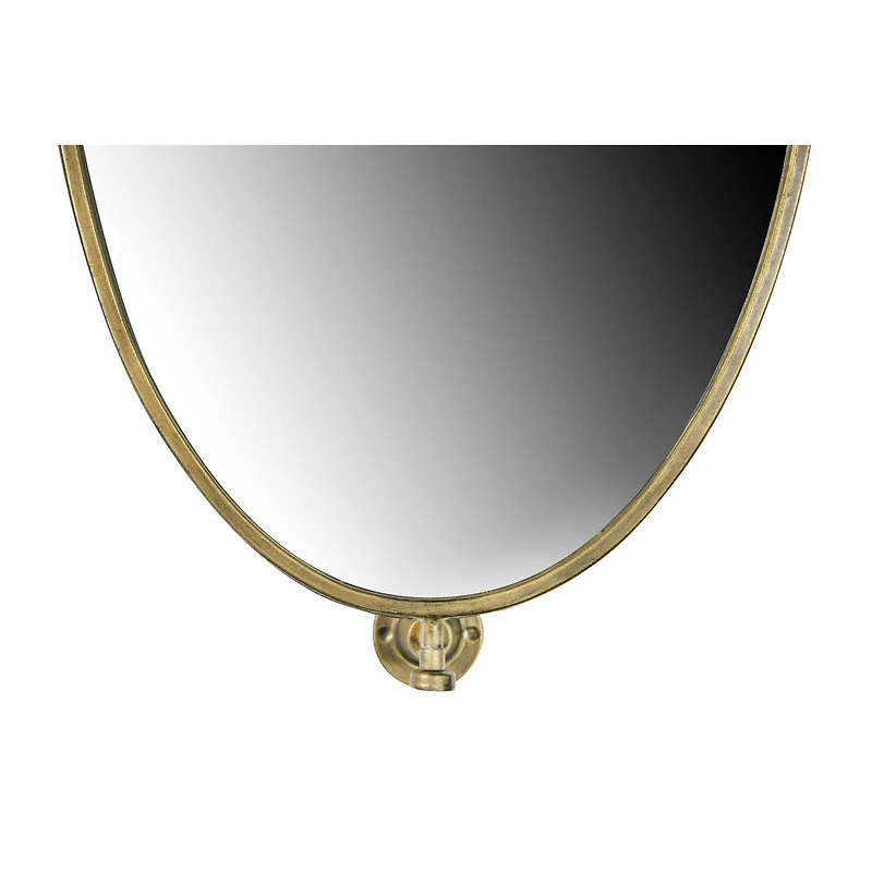 Hello Honey® 27" Gold Pivoting Oval Wall Mirror