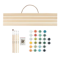 16" x 20" Tropical Birds Paint-by-Number Kit with Wood Display Hanger by Artist's Loft®