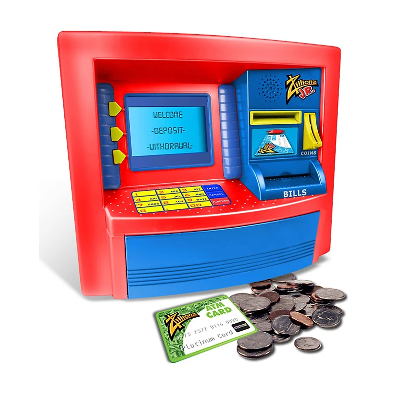 Jr. Deluxe Savings Goal ATM Bank