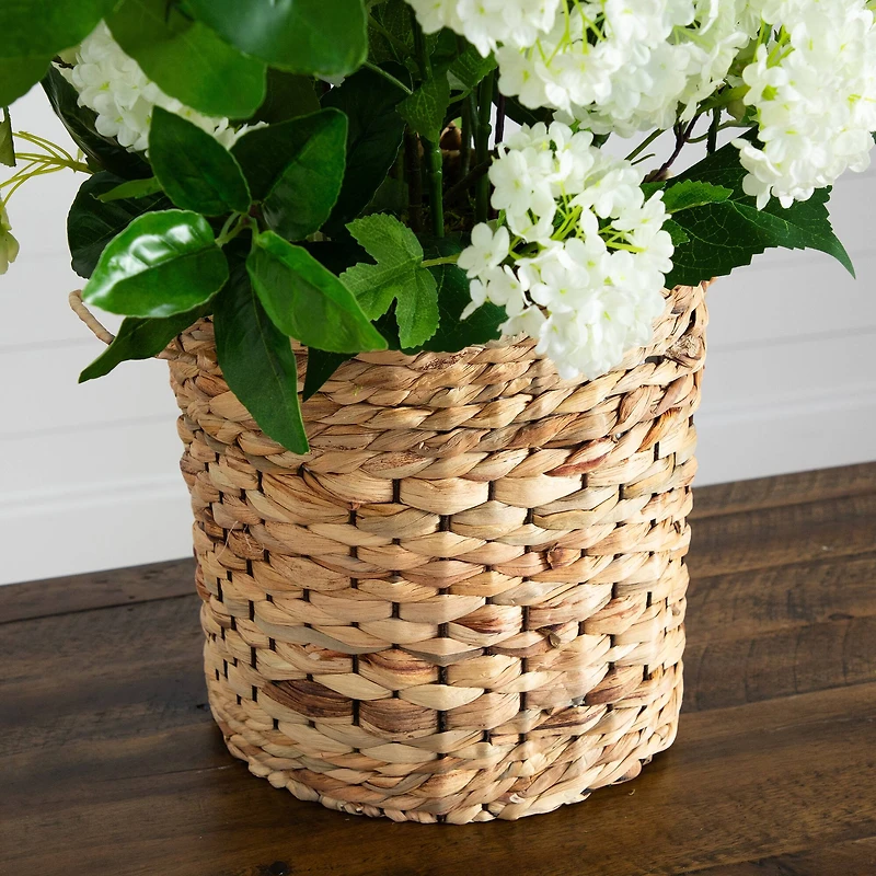 2.5ft. Artificial Mixed Flower Arrangement in Hyacinth Weave Basket