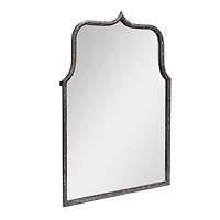Hello Honey® Distressed Black Modern Farmhouse Metal Framed Wall Mirror
