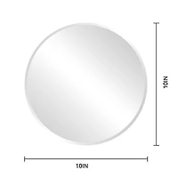 10" Beveled Round Mirror by Make Market®