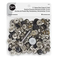 Dritz® Black Heavy Duty Snaps & Tools, 5/8"