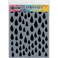 Dyan Reaveley's Dylusions Raindrops Stencil 9" x 12"