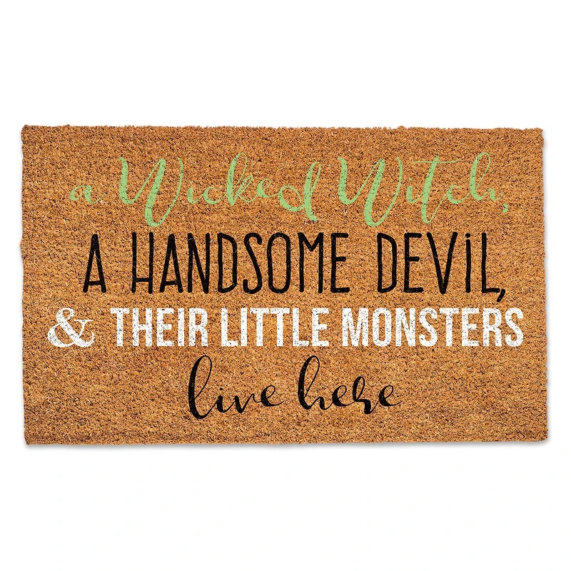 Little Monsters Live Here Door Mat