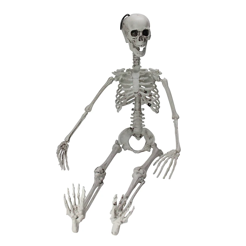 35" Jointed Hanging Skeleton Halloween Decoration