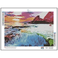 Sparkly Selections Waterfall Sunset Diamond Painting Kit
